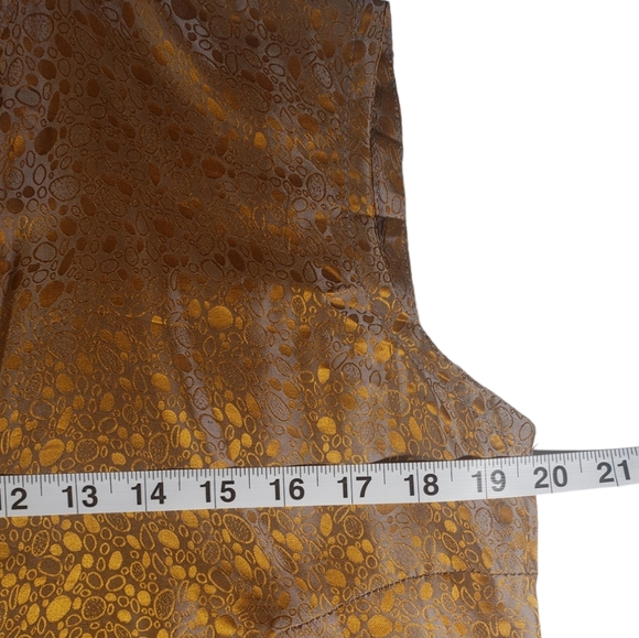 Makhmal Oriental Sleeveless Long Button Down Top Size Medium - Picture 9 of 9